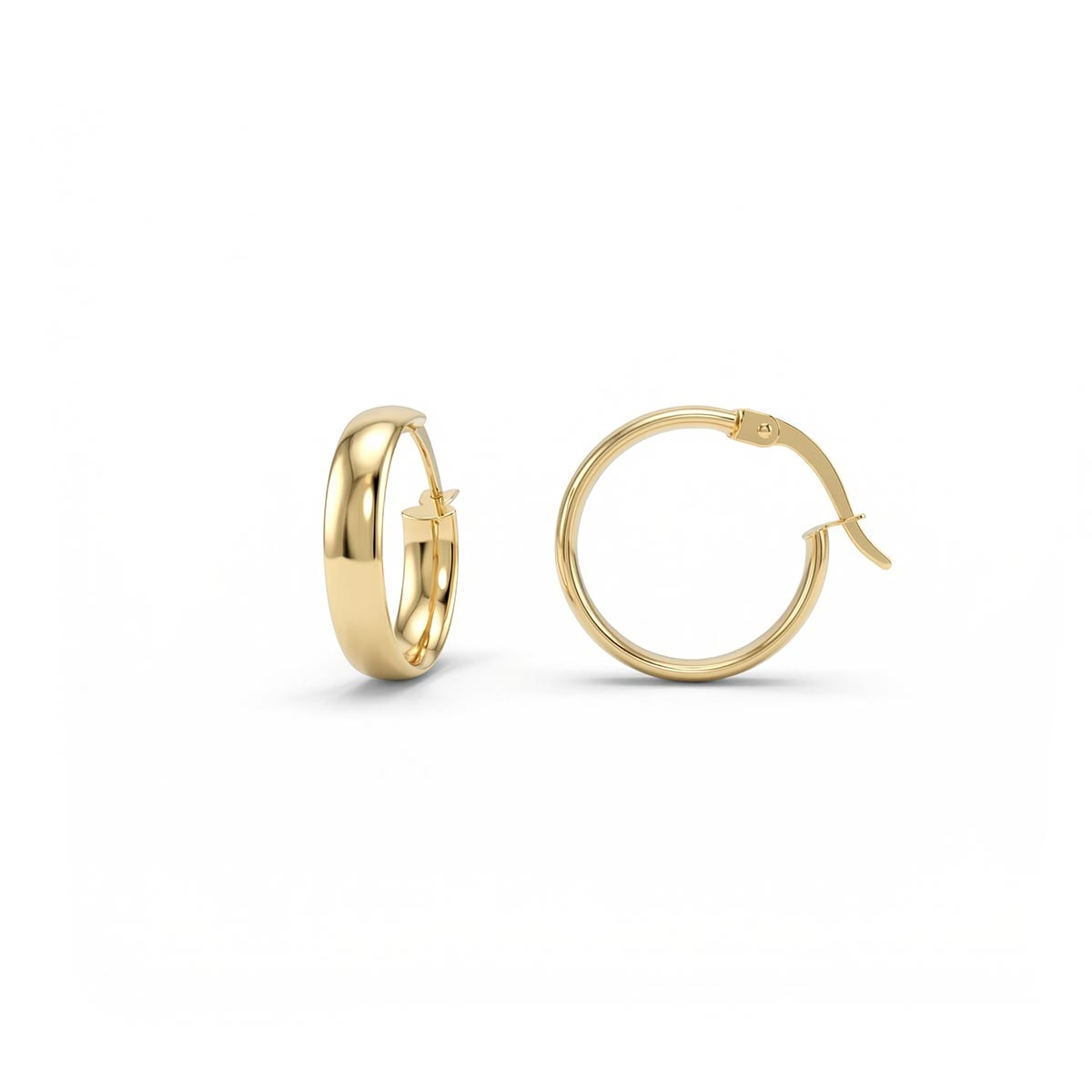 Medium 15mm Hoop Earrings – Stakora