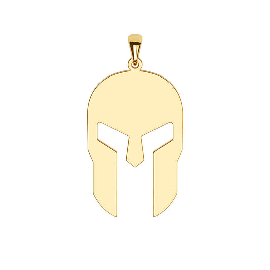 Men's Spartan Helmet Necklace