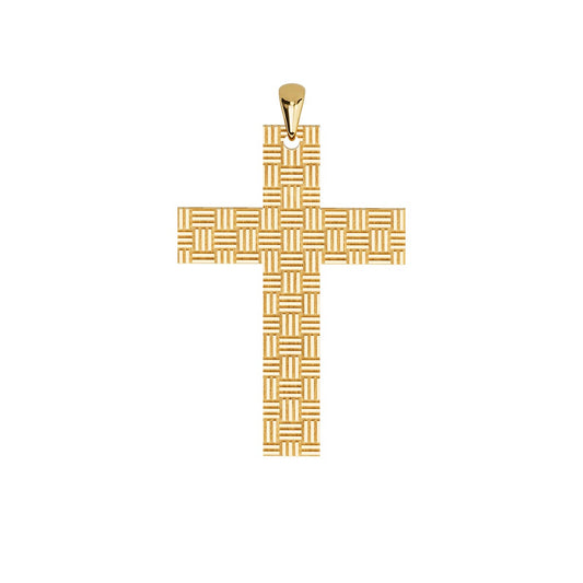 Classic Woven Pattern Cross