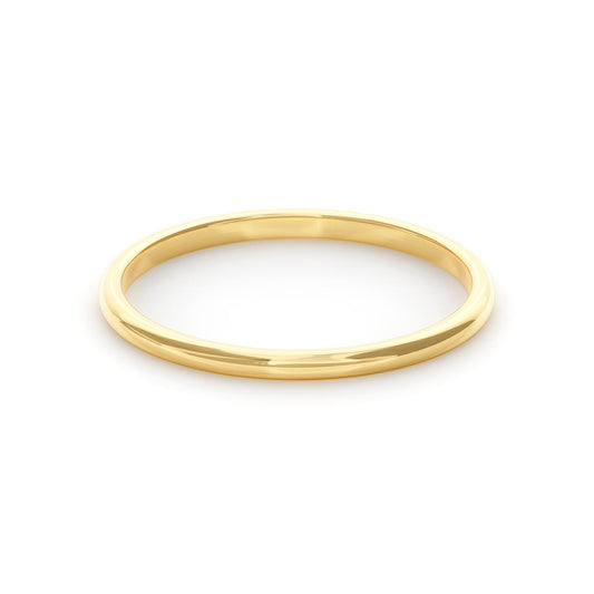 Stackable Plain Dome Ring