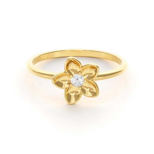 Flower Stone Ring