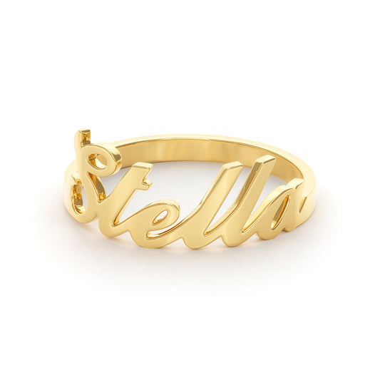 Personalized Name Ring