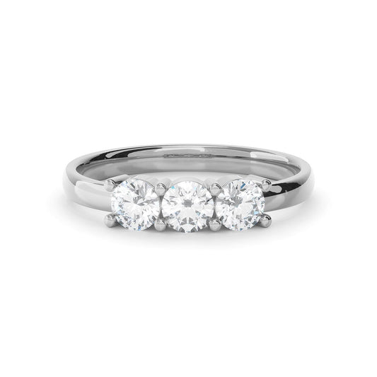 3 Stone Diamond Anniversary Ring (3/4 Ct. Tw.)