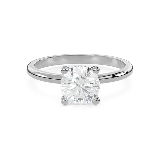 Solitaire 1 1/2 Ct. Round Diamond Engagement Ring