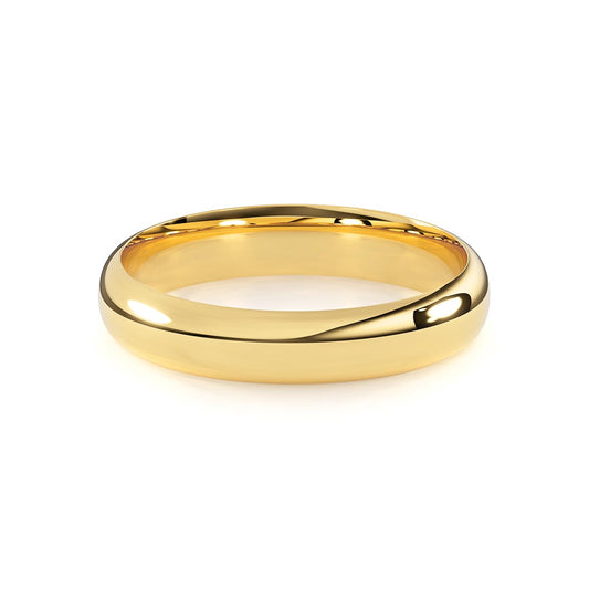Dome Comfort Fit 4mm Classic Wedding Band