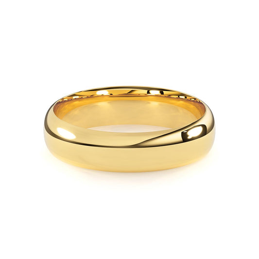 Dome Comfort Fit 5mm Classic Wedding Band