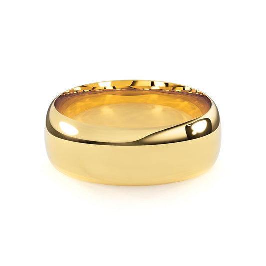 Dome Comfort Fit 7mm Classic Wedding Band