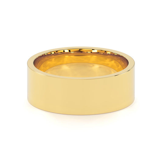 Flat Comfort Fit 7mm Classic Wedding Band