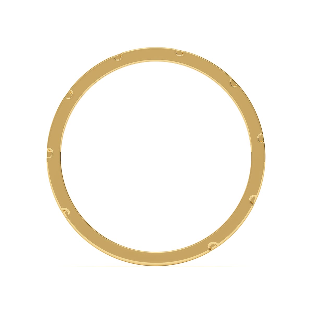 Greek Key Motif 3mm Ring