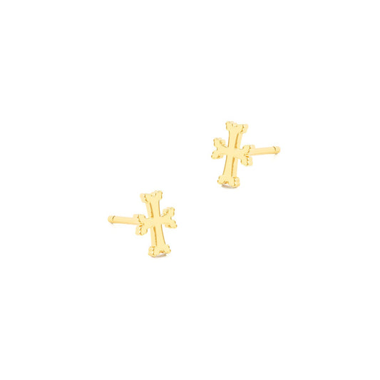Mini Armenian Cross Stud Earrings