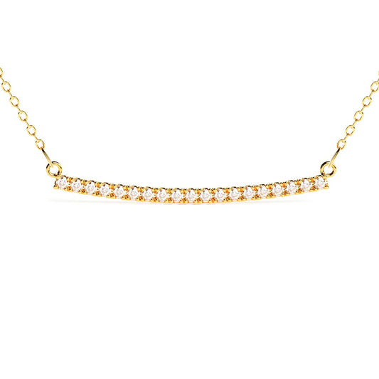 Pavé Diamond Bar Necklace