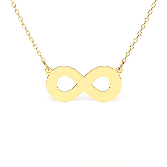 Mini Plain Infinity Necklace