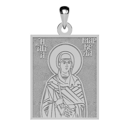 Saint Markella of Chios Greek Orthodox Icon Tag Medal
