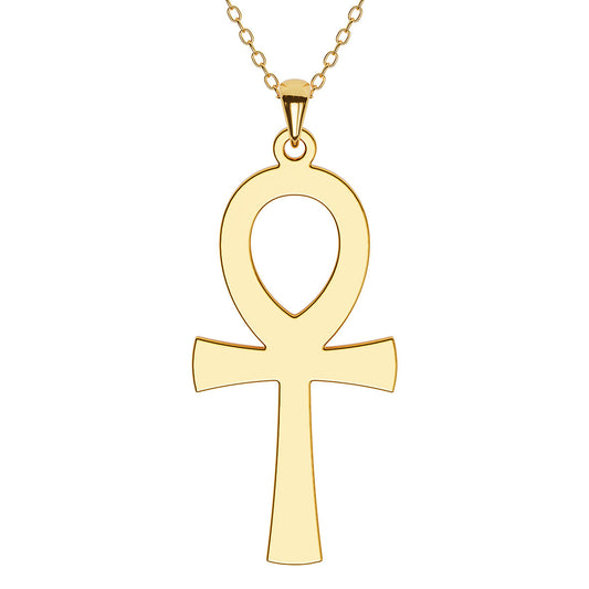 Plain Ankh Egyptian Cross Necklace