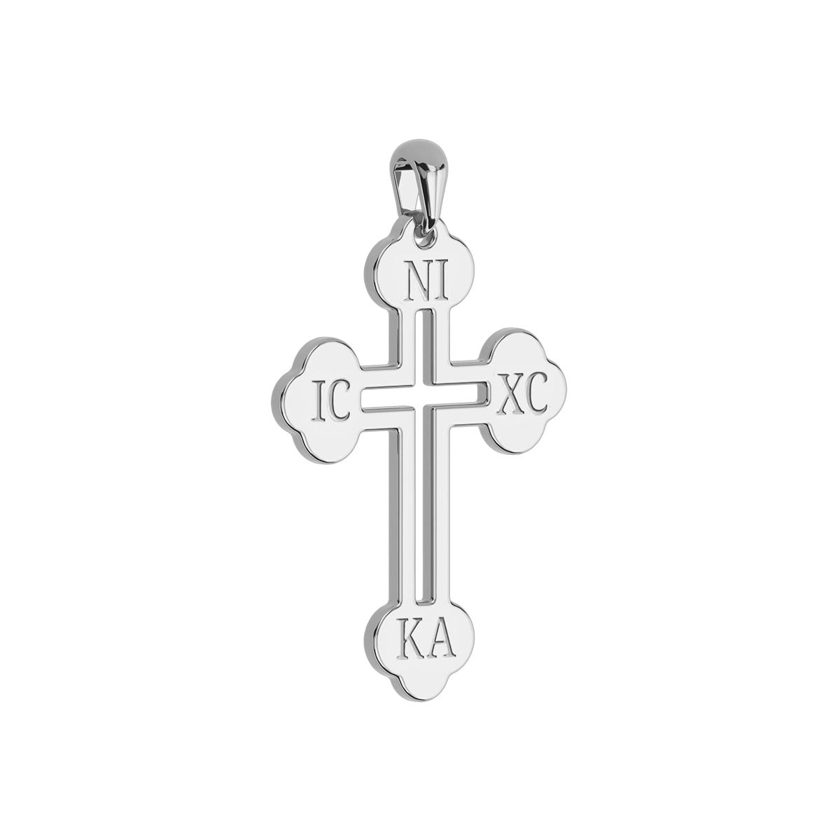 Greek Cross Engraved Necklace | Stakora