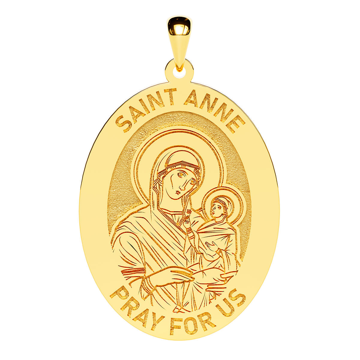 Saint Anne Oval Religious Medal