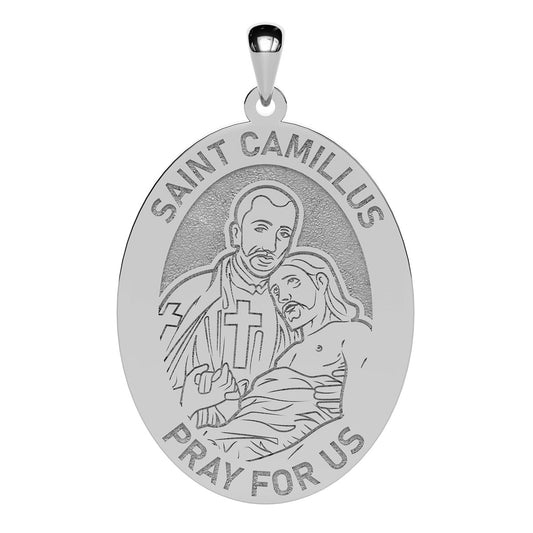 Saint Camillus Oval Religious Medal