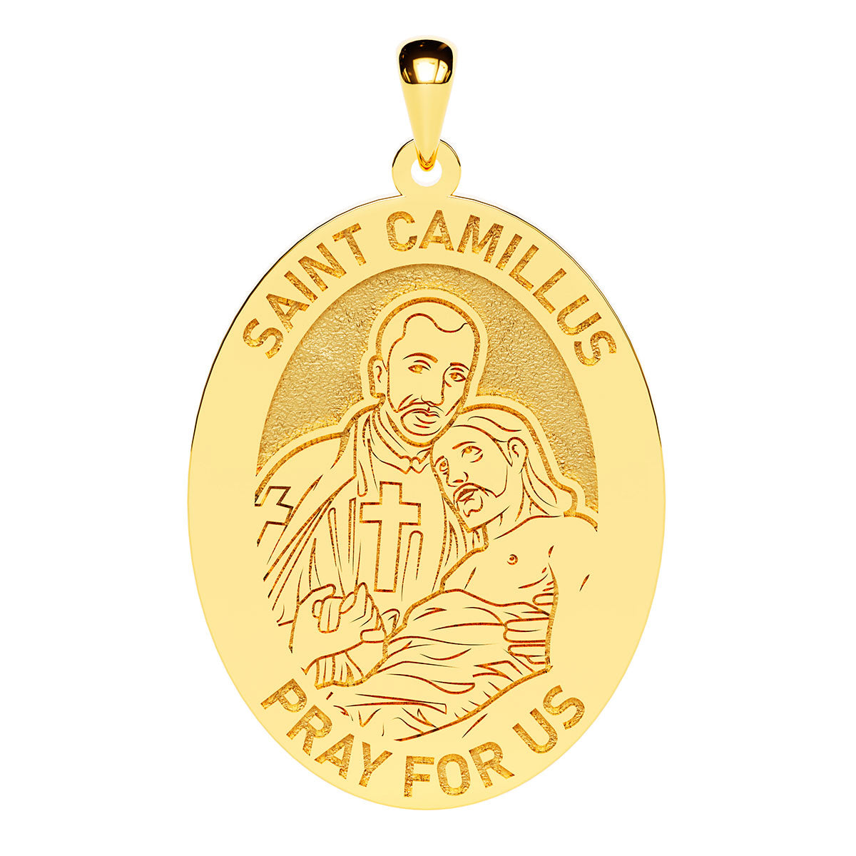 Saint Camillus Oval Religious Medal