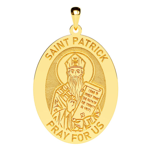 Saint Patrick Oval Religious Medal