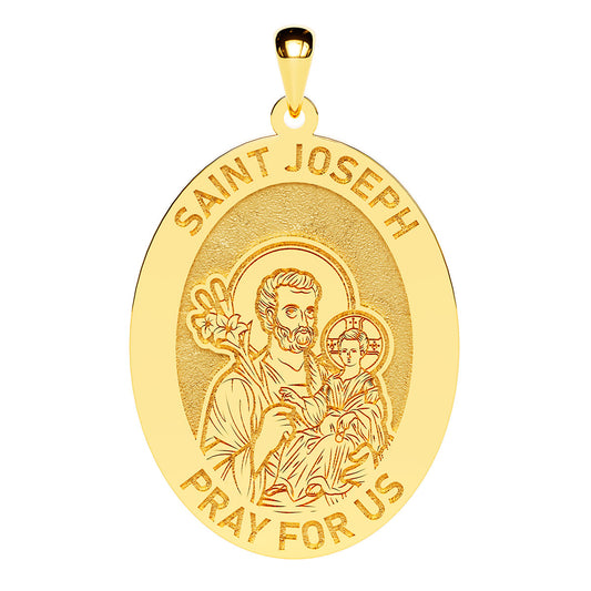 Saint Joseph Oval Religious Medal