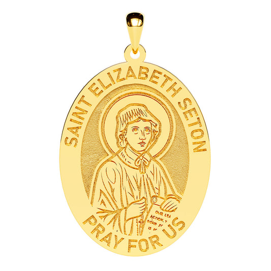 Saint Elizabeth Seton Oval Religious Medal
