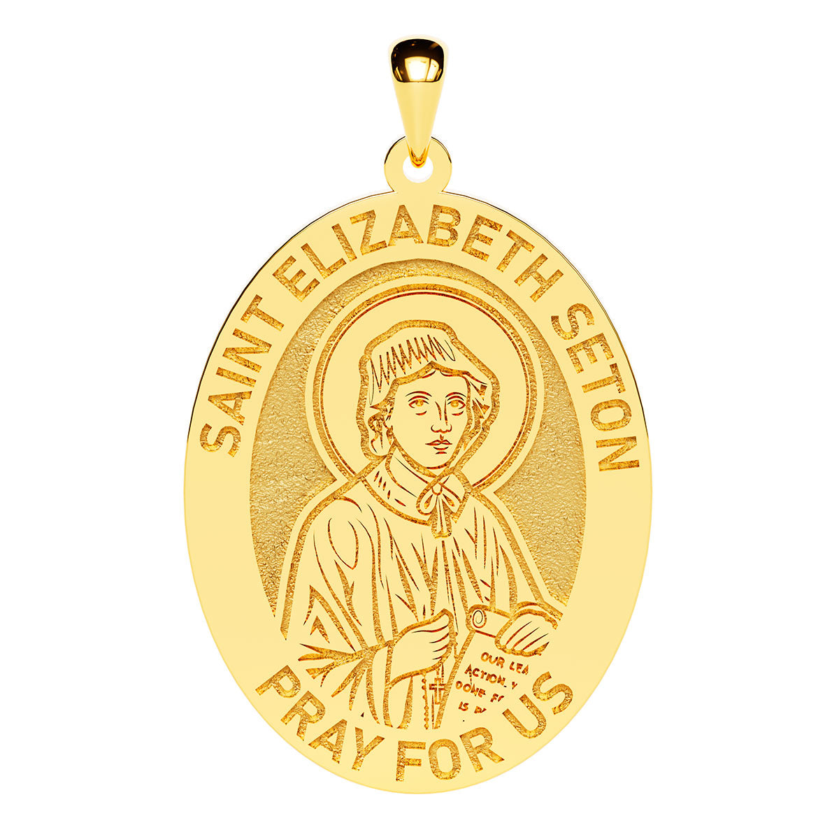 Saint Elizabeth Seton Oval Religious Medal