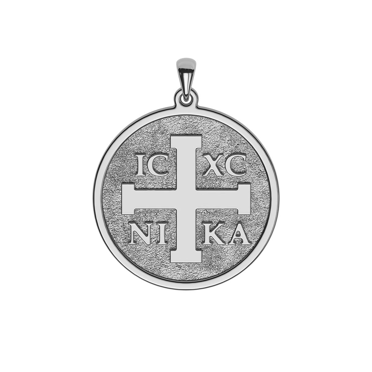 Men's Greek Cross Disc Necklace – Stakora