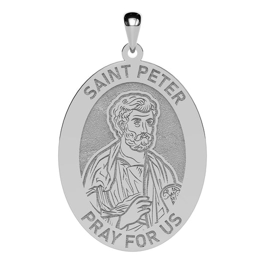 Saint Peter Oval Religious Medal