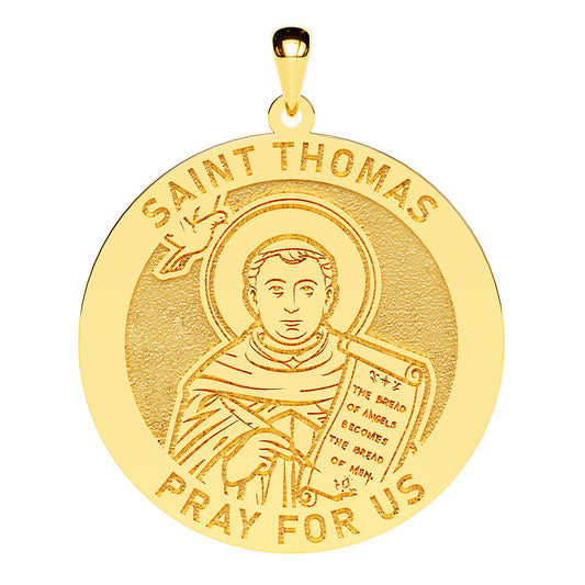 Saint Thomas Round Religious Medal