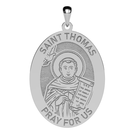 Saint Thomas Oval Religious Medal