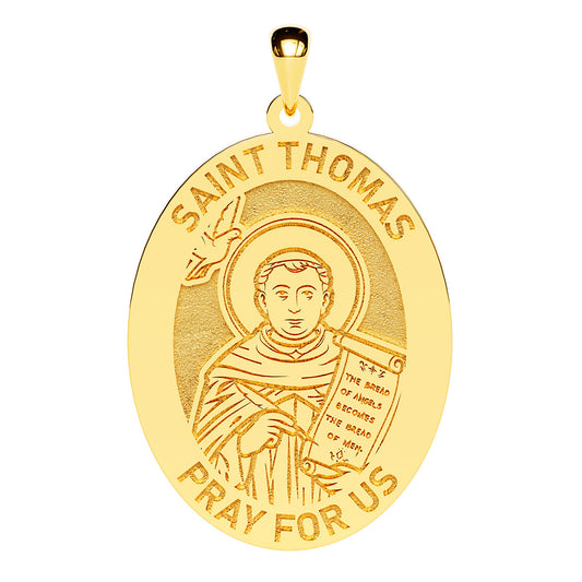Saint Thomas Oval Religious Medal