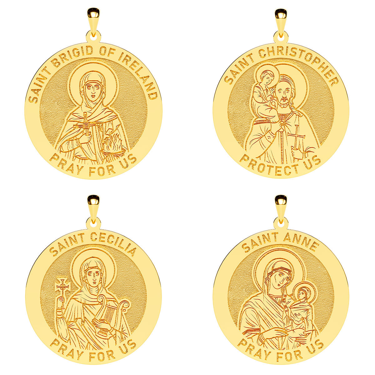 Create Your Saint - Custom Saint Round Medal