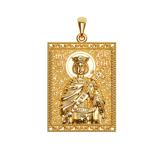 Saint Helen (Eleni) Sculpted Tag Medal