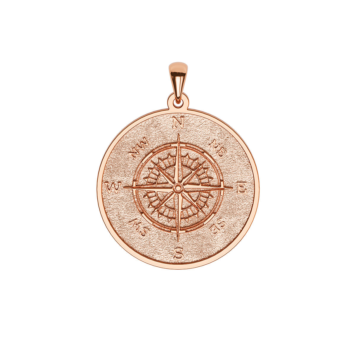 Compass Disc Necklace