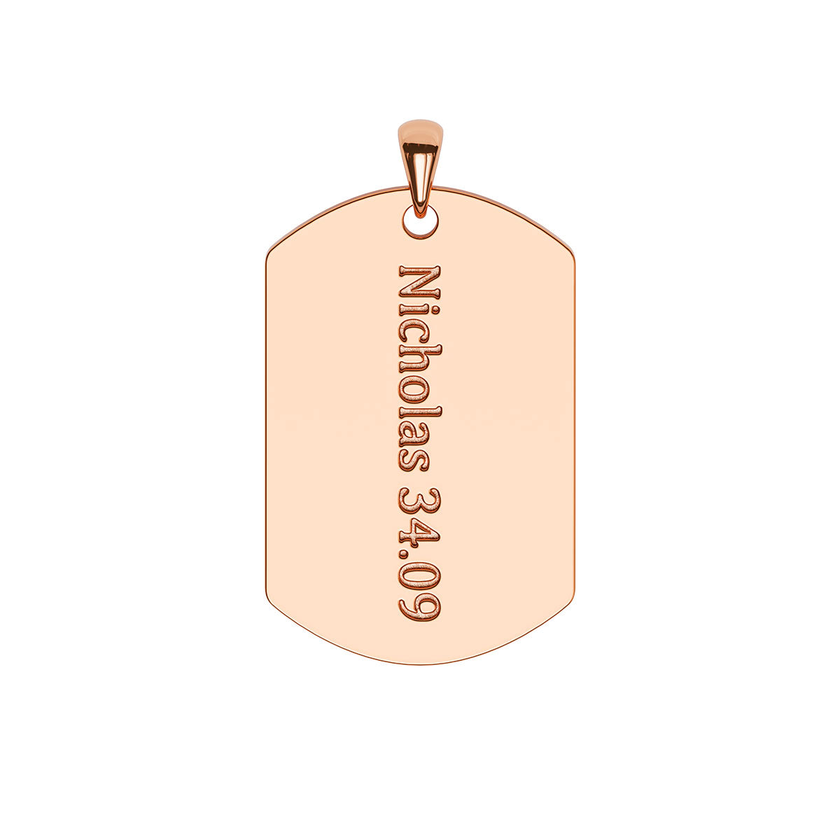 Personalized Dog Tag Necklace with Engraving