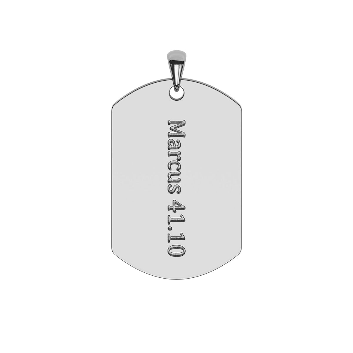 Personalized Dog Tag Necklace with Engraving