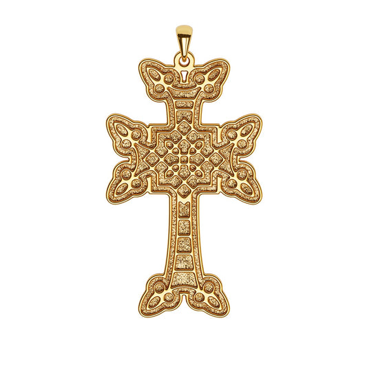 Men's Traditional Armenian Cross Necklace