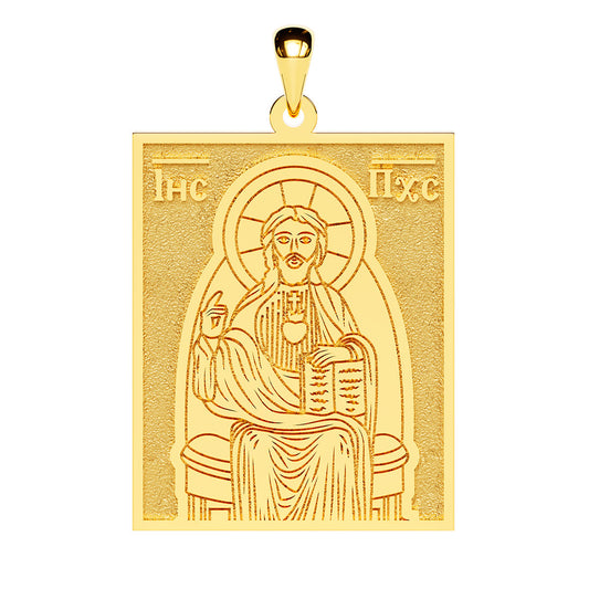 Christ Coptic Orthodox Icon Tag Medal