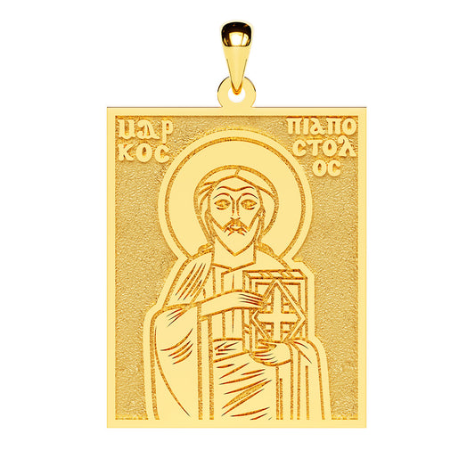 Saint Mark Coptic Orthodox Icon Tag Medal