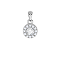 Halo Solitaire Diamond Pendant (1/4 Ct.)