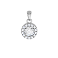 Halo Solitaire Diamond Pendant (1/2 Ct.)