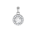 Halo Solitaire Diamond Pendant (3/4 Ct.)