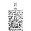 Saint Peter (Petros) the Apostle Orthodox Icon Sculpted Small Pavé Tag Medal