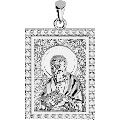 Saint Paul (Pavlos) the Apostle Orthodox Icon Sculpted Medium Pavé Tag Medal