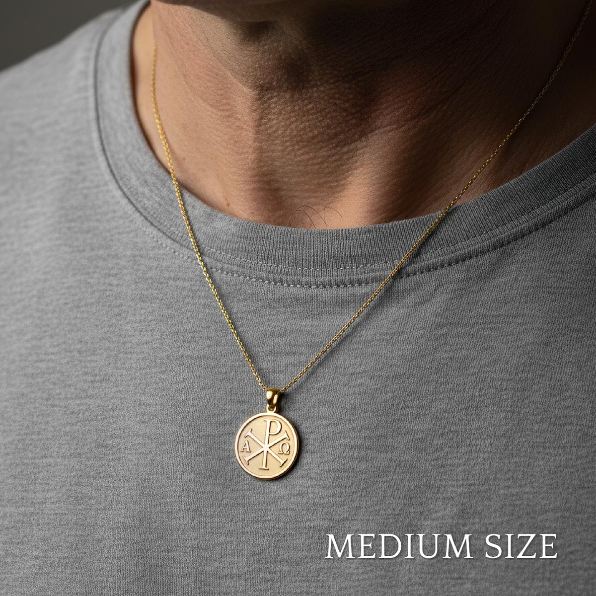 Classic Chi Rho Christogram Pendant – Stakora