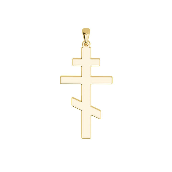 Modern Orthodox Cross Necklace – Stakora