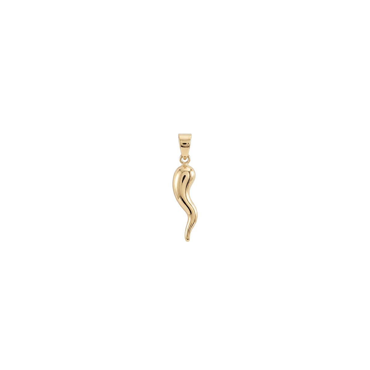 Lightweight Italian Horn Cornetto Pendant – Stakora