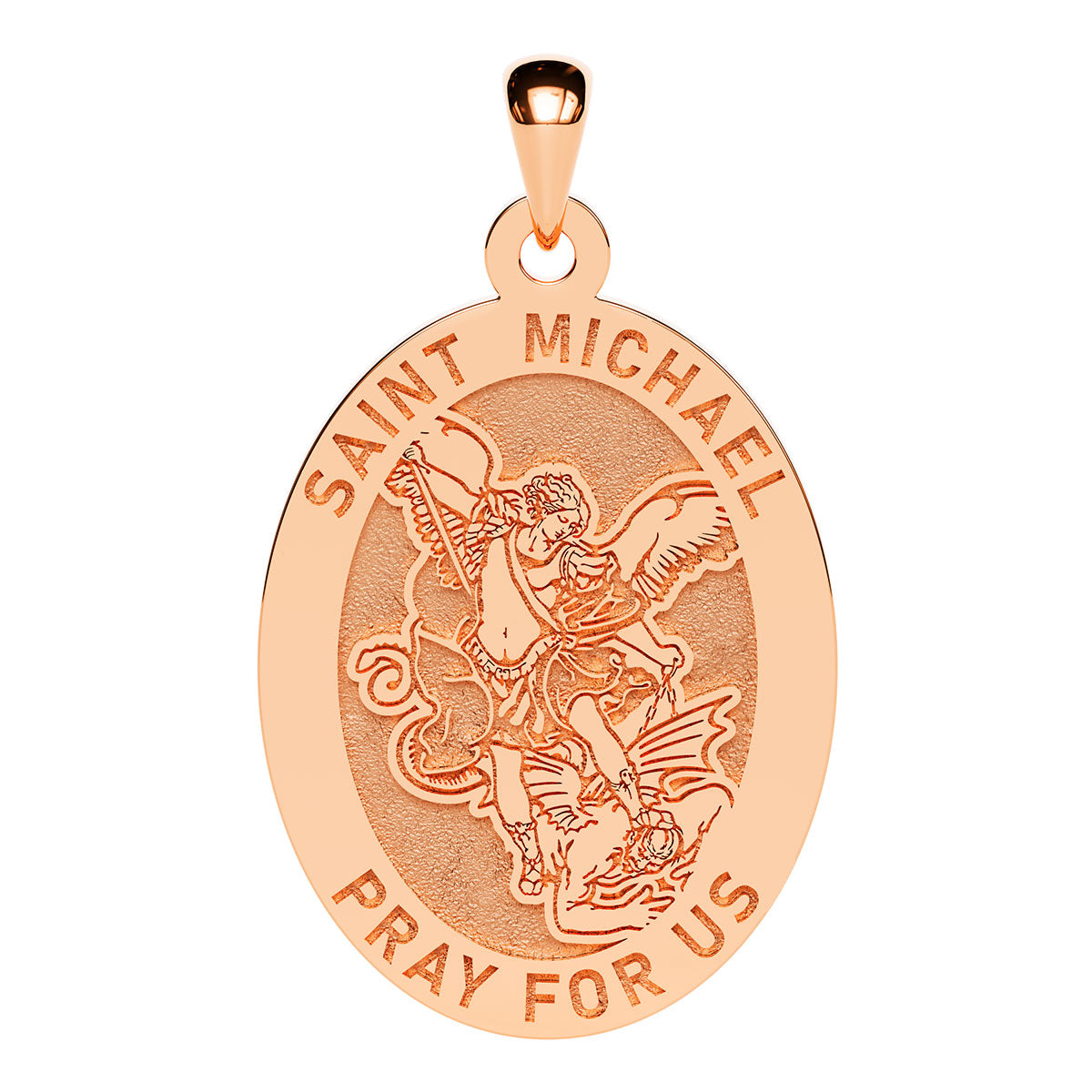 Saint Michael Oval Religious Medal