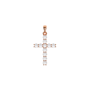 Mini Size Diamond Cross (1/3 Ct. Tw.)