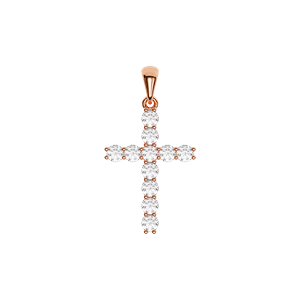 Standard Size Diamond Cross (2/3 Ct. Tw.)